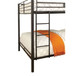Claren - Queen Over Queen Bunk Bed - Black