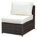 Ilona - Armless Chair - Brown / Beige