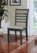 Taylah - 5 Piece Dining Table Set - Weathered Gray / Beige