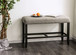 Brule - Counter Height Bench - Gray