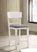 Stacie - Counter Height Chair (Set of 2) - White / Gray