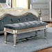 Azha - Bench - Silver / Gray