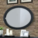 Lennart - Oval Mirror - Black