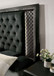 Demetria - Eastern King Bed - Metallic Gray
