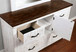 Alyson - Eastern King Bed - Distressed White / Walnut