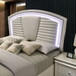 Maddie - Eastern King Bed - Pearl White / White