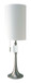 Aya - Table Lamp - White / Silver