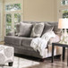 Bonaventura - Loveseat - Gray / Pattern