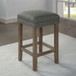 Caerleon - 3 Piece Counter Height Table Set - Wire - Brushed Gray / Gray