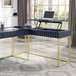 Freiburg - Corner Desk - Antique Blue