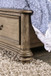 Belgrade I - Queen Bed - Rustic Natural Tone
