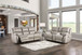 Gorgius - Power Recliner - Light Gray