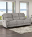 Morcote - Power Sofa - Light Gray