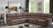 Jerominus - Sectional - Dark Brown