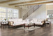 Alesund - Loveseat - Beige / Walnut