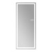 Full Length Mirror 63" x 25" LED Full Mirror with RGB Color and 3 Color Lighting Dimmable Floor Mirror with Tempered Glass