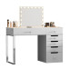 Diana Vanity Desk Pro - 6 Storage Drawers with RGB LED Light Strip
