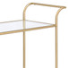 Kenda - Serving Cart - Clear Glass, Mirrored & Gold