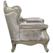 Libertee - Chair With Pillow - Beige Fabric & Champagne