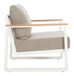 Welt - Outdoor Armchair - Taupe / White
