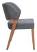 Sunobu - Dining Chair (Set of 2) - Azure Gray / Walnut