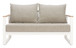 Welt - Outdoor Sofa - Taupe & White