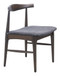 Tuzka - Dining Chair (Set of 2) - Gray / Espresso