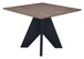 Lisse - Square Dining Table - Espresso