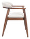 Goka - Dining Chair - Beige & Walnut