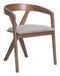 Cairo - Dining Chair - Dove Gray & Walnut