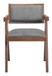 Delhi - Dining Chair (Set of 2) - Gray & Walnut
