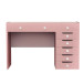 Diana Vanity Desk - 8 Storage Drawers 3-Color LED Light Strip