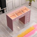 Diana Vanity Desk - 8 Storage Drawers 3-Color LED Light Strip
