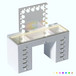 Angel Vanity Set - 13 Storage Drawers Luxury Crystal Diamond Edge