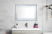 Crushed Diamonds LED Mirror with Adjustable Brightness