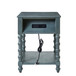 Jim Traditional 26 in. Tall Solid Wood End Table with USB