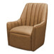 Bowie - Leather Swivel Chair - Tan