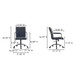 Roy - Leather Office Chair - Black