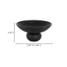 Asha - Decorative Bowl - Black Terracotta
