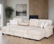 Sahara Double Storage Chaise Sectional by Happy Homes