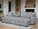 Sahara Double Storage Chaise Sectional