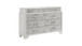 Soul 9-Drawer Wood Veneer Dresser in White by Galaxy Home Furnishings