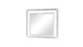 Crystal Wood Mirror in White by Galaxy Home Furnishings