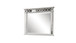 Symphony Wood Mirror in Silver by Galaxy Home Furnishings