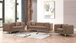 Contempo Stationary Loveseat in Boucle Fabric
