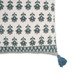 Blossom - Printed Cotton Tassel 20" Accent Cushion - Blue
