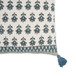 Blossom - 20" Printed Cotton Tassel Accent Cushion - Blue