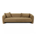Lou - Cafe Au Lait Performance Velvet Sofa - Light Brown