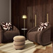 Stefanie - Velvet Ottoman