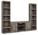 Wynnlow - Gray - 3-Piece Entertainment Center